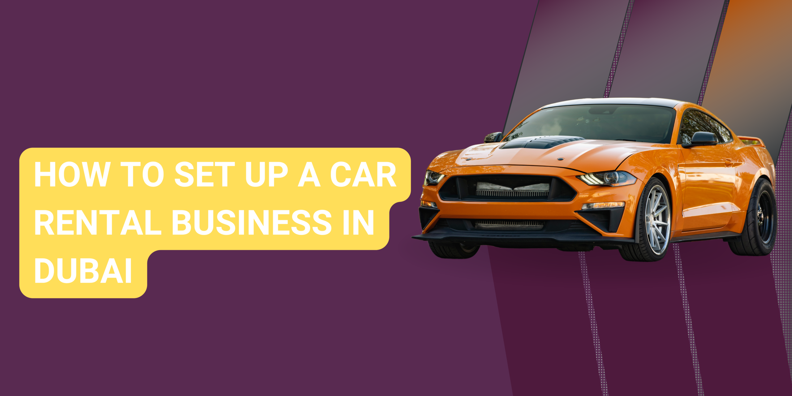 Set Up a Car Rental Business in Dubai