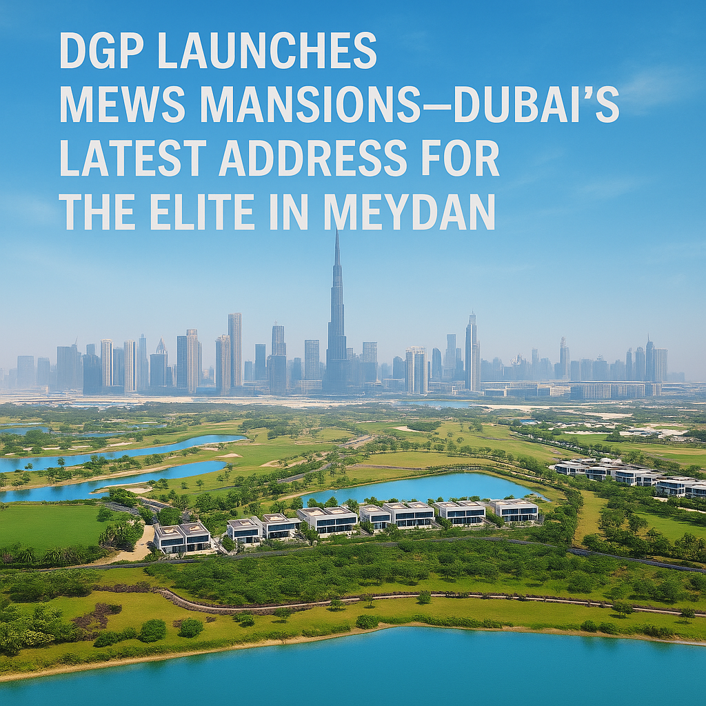 DGP Launches Mews Mansions—Dubai’s Latest Address for the Elite in Meydan