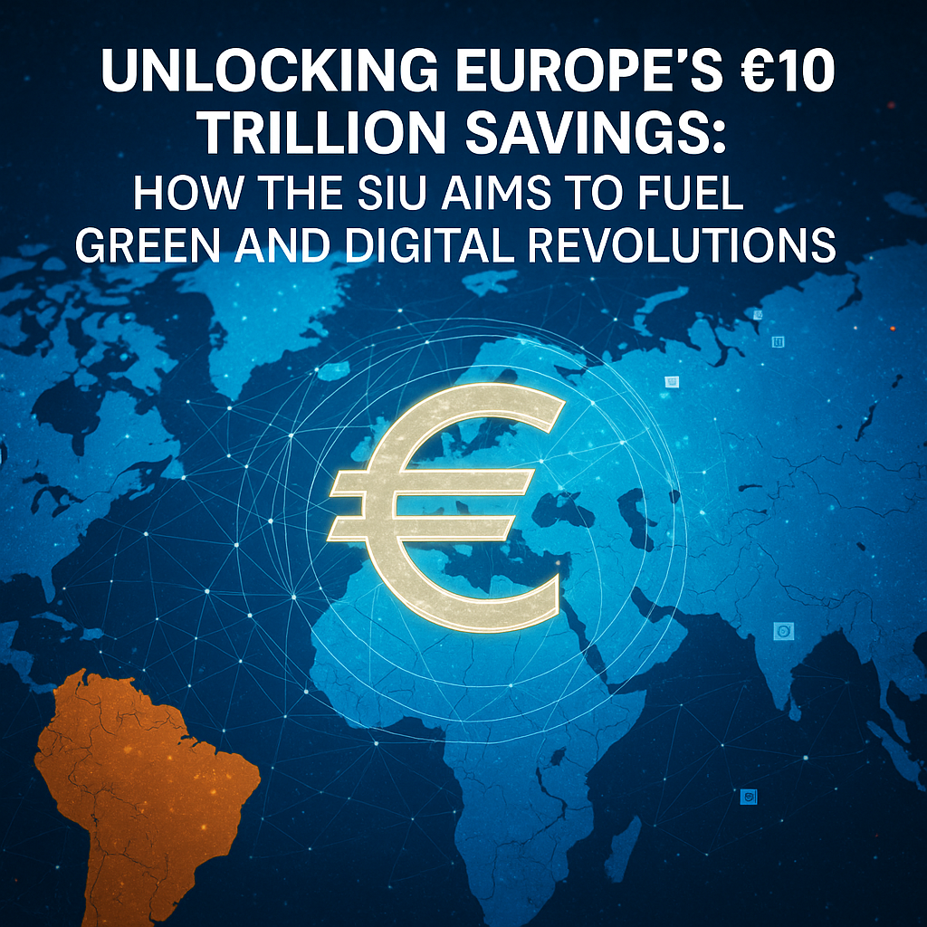 Unlocking Europe’s €10 Trillion Savings How the SIU Aims to Fuel Green and Digital Revolutions 