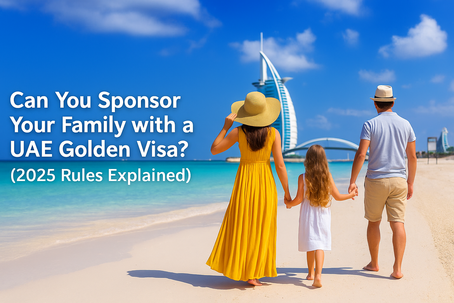 Can You Sponsor Your Family with a UAE Golden Visa (2025 Rules Explained)