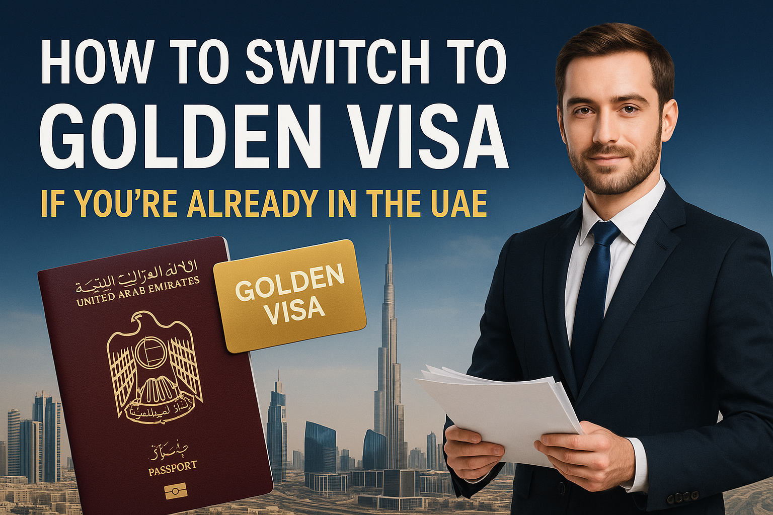 How to Switch to Golden Visa if You're Already in the UAE
