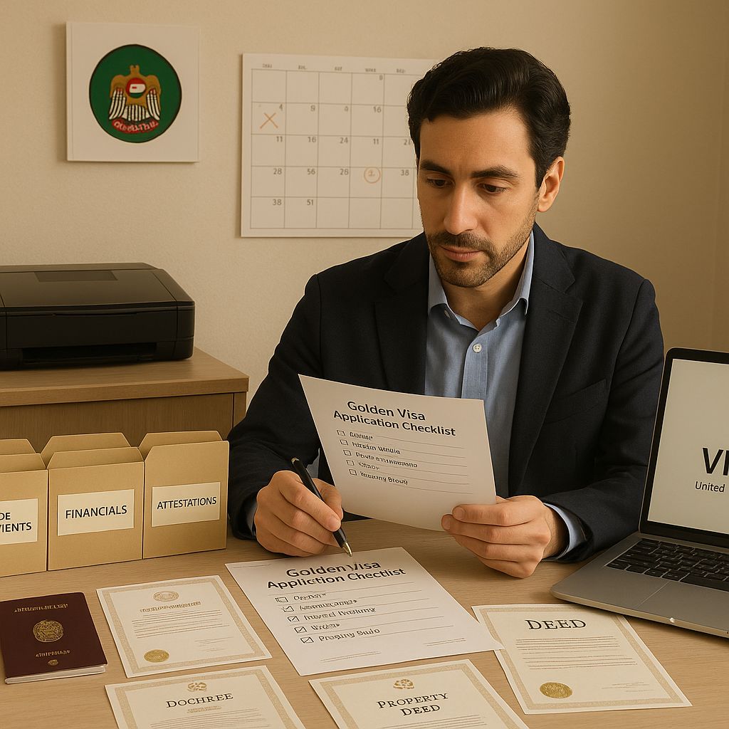 What Documents are Required for Golden Visa in UAE (2025 Guide)