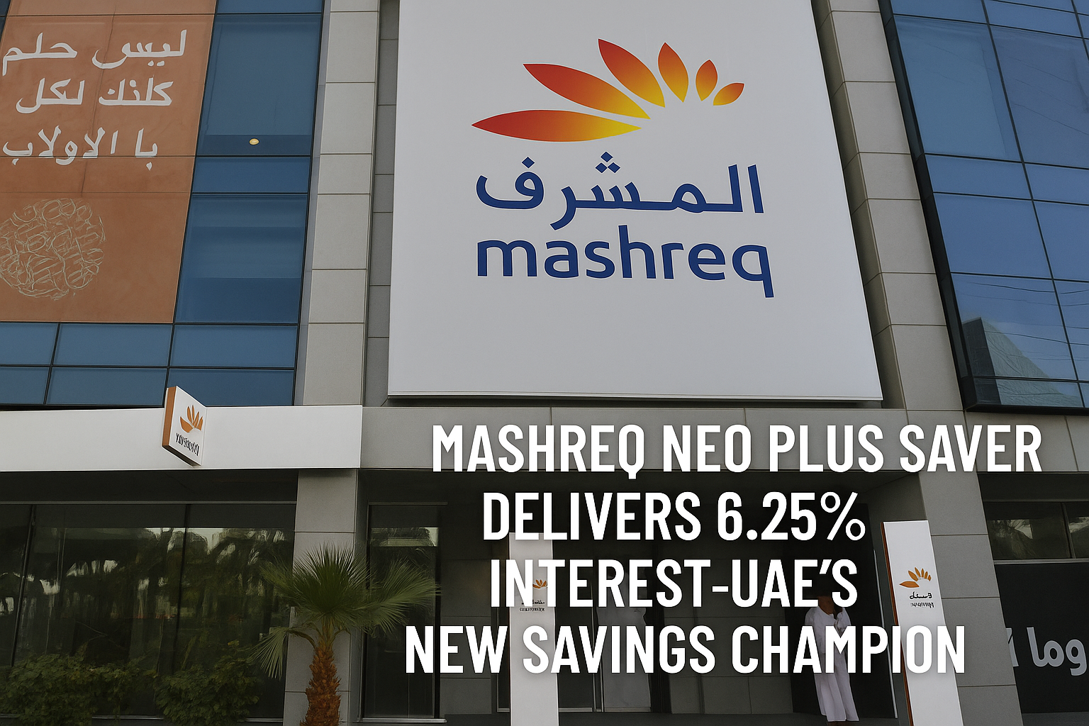 Mashreq NEO PLUS Saver UAE's Highest 6.25% Interest Rate