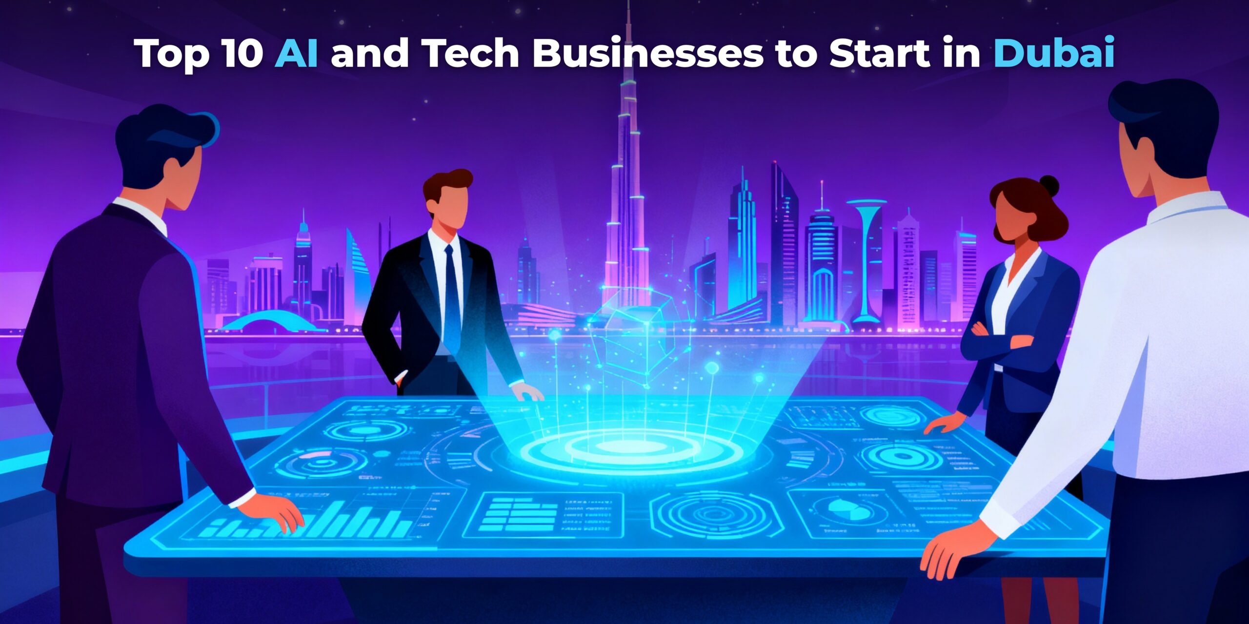 Top 10 AI and Tech Businesses to Start in Dubai