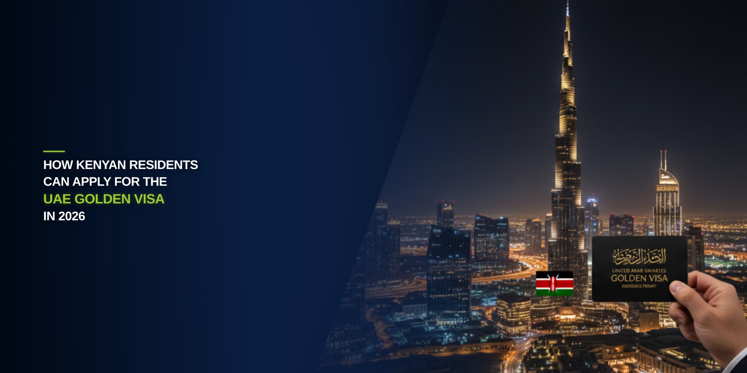How Kenyan Residents Can Apply for the UAE Golden Visa in 2026