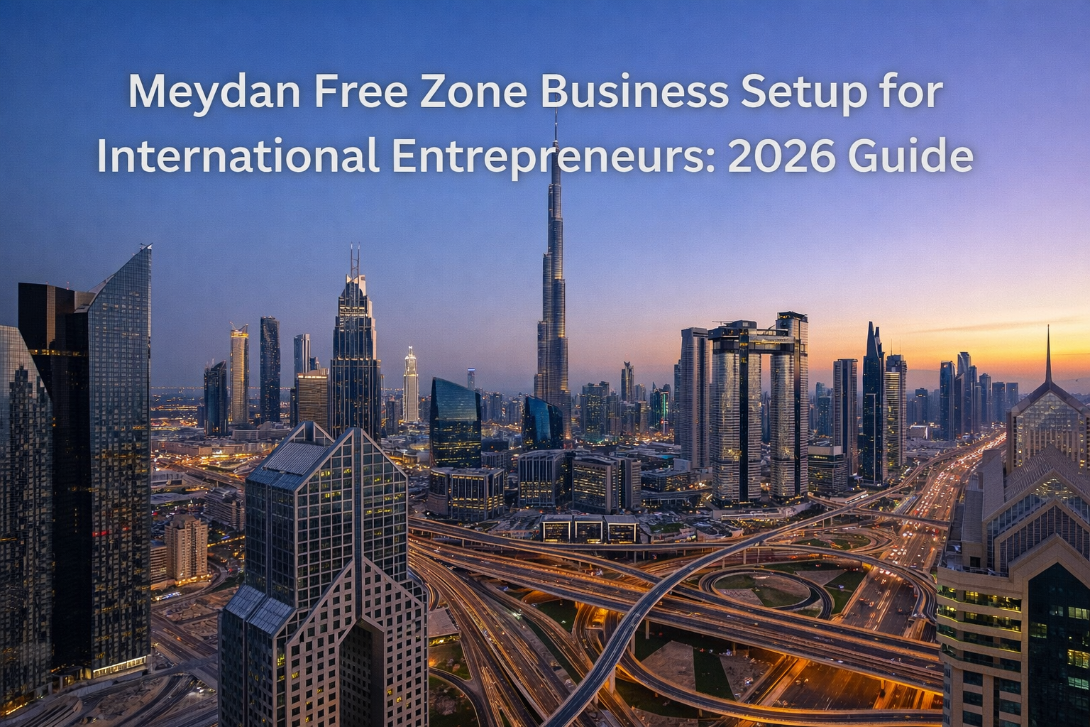 Meydan Free Zone Business Setup for International Entrepreneurs 2026 Guide