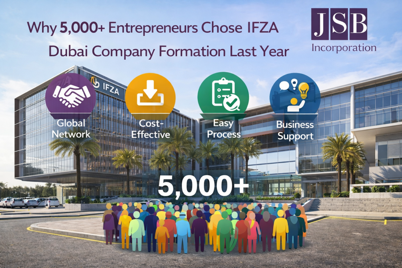 Why 5,000+ Entrepreneurs Chose IFZA Dubai Company Formation Last Year