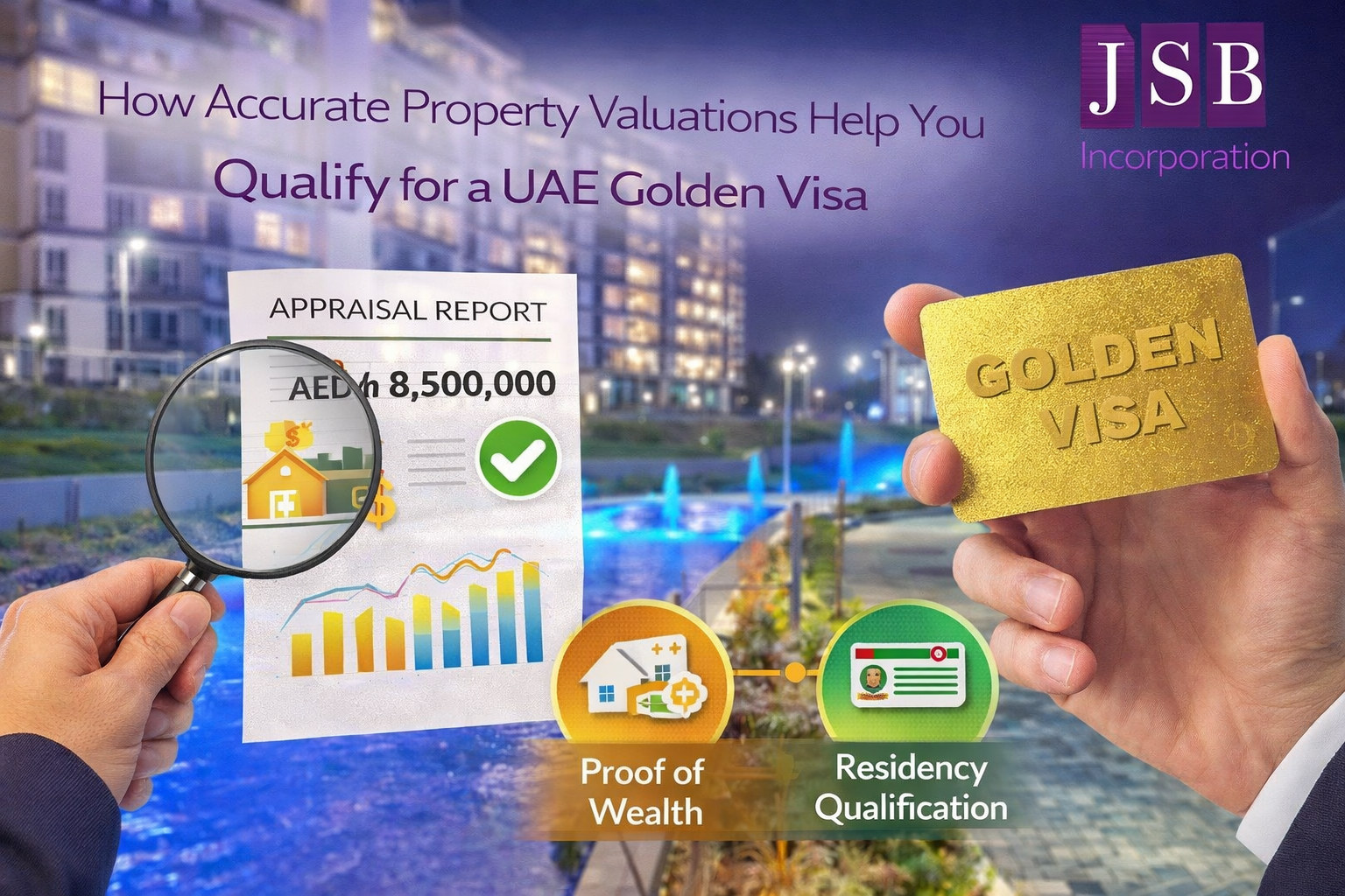 How Accurate Property Valuations Help You Qualify for a UAE Golden Visa