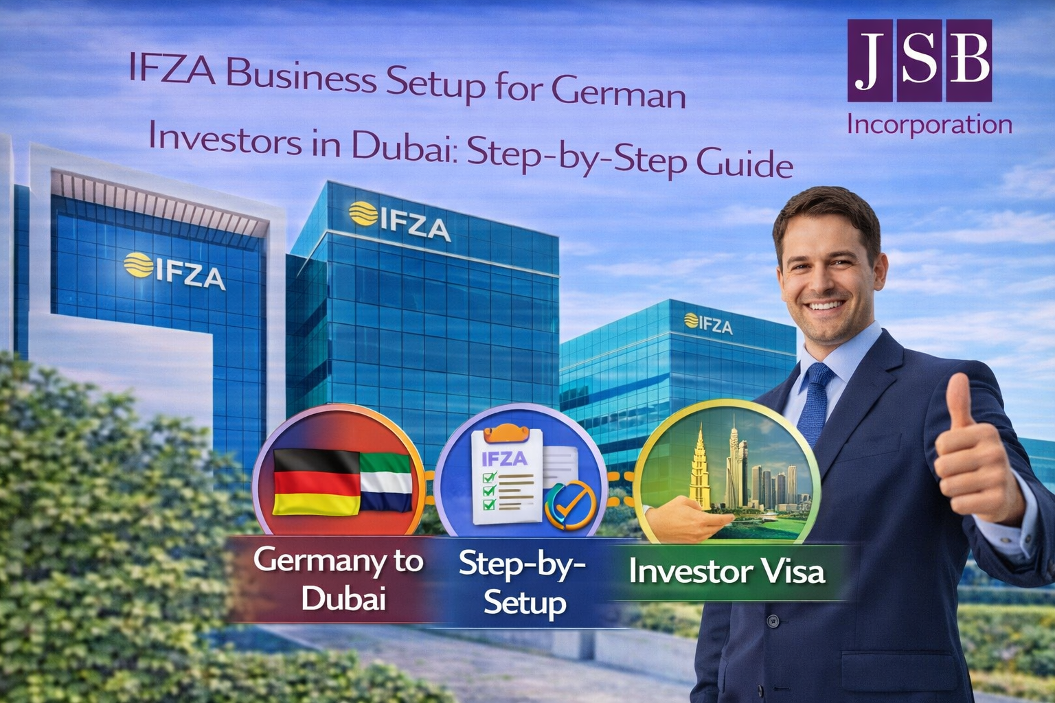 IFZA Business Setup for German Investors in Dubai Step-by-Step Guide