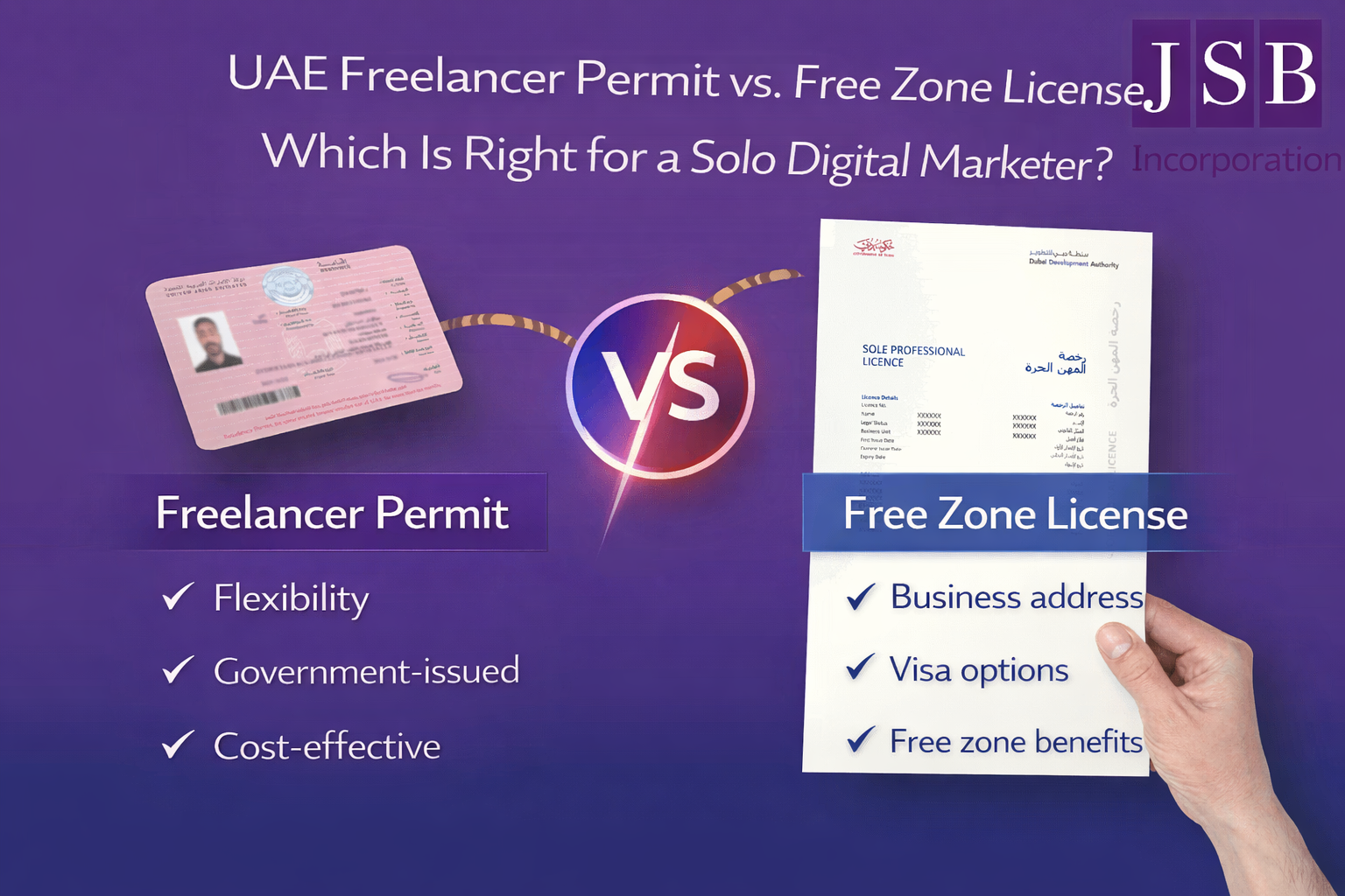 UAE Freelancer Permit vs. Free Zone License Which Is Right for a Solo Digital Marketer
