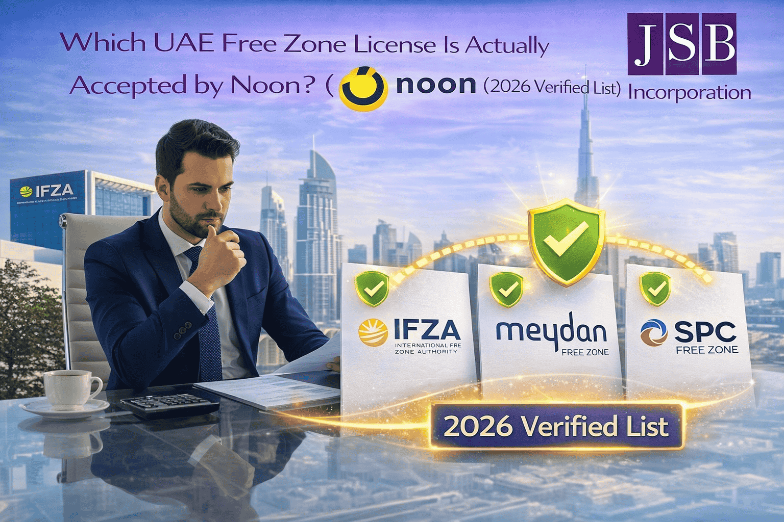Which UAE Free Zone License Is Actually Accepted by Noon (2026 Verified List)