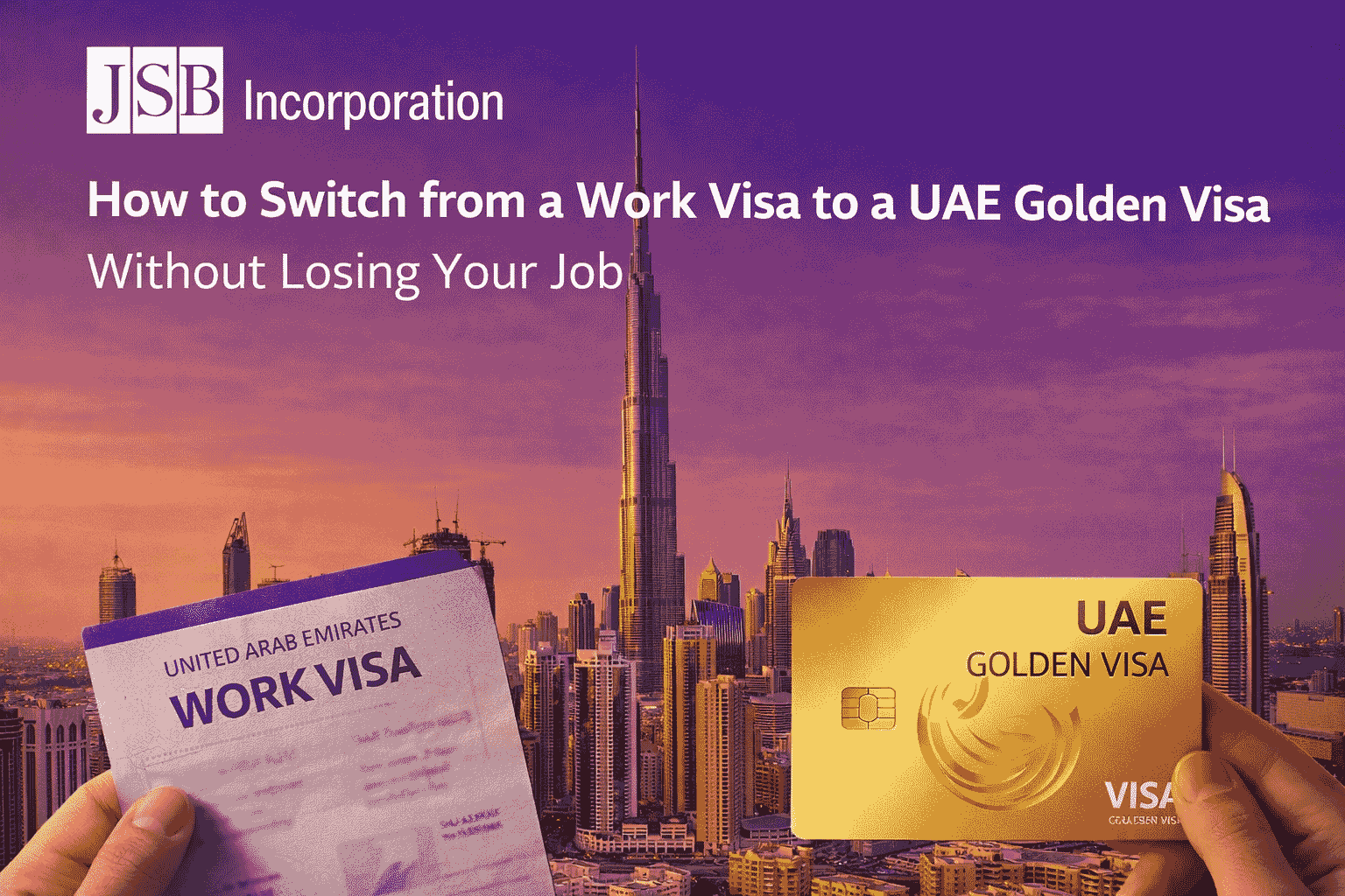 How to Switch from a Work Visa to a UAE Golden Visa Without Losing Your Job