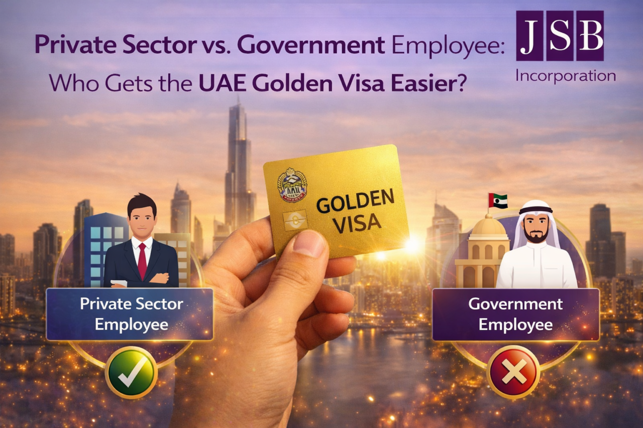 Private Sector vs. Government Employee Who Gets the UAE Golden Visa Easier