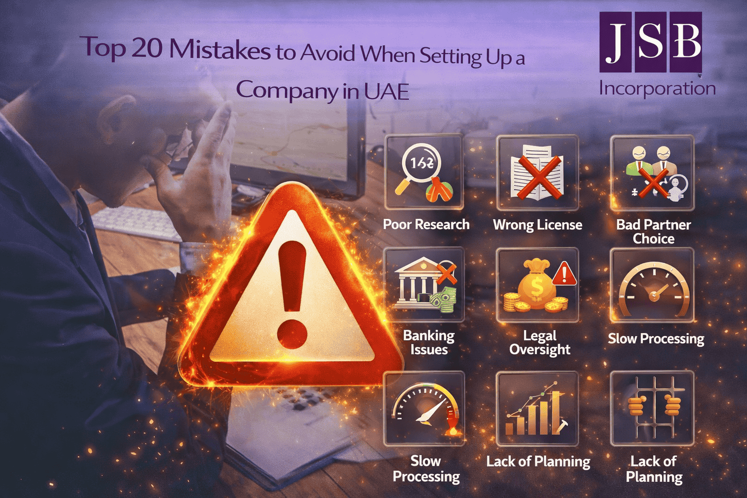 Top 20 Mistakes to Avoid When Setting Up a Company in UAE