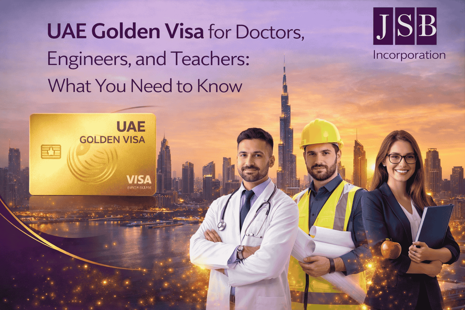 UAE Golden Visa for Doctors, Engineers, and Teachers What You Need to Know
