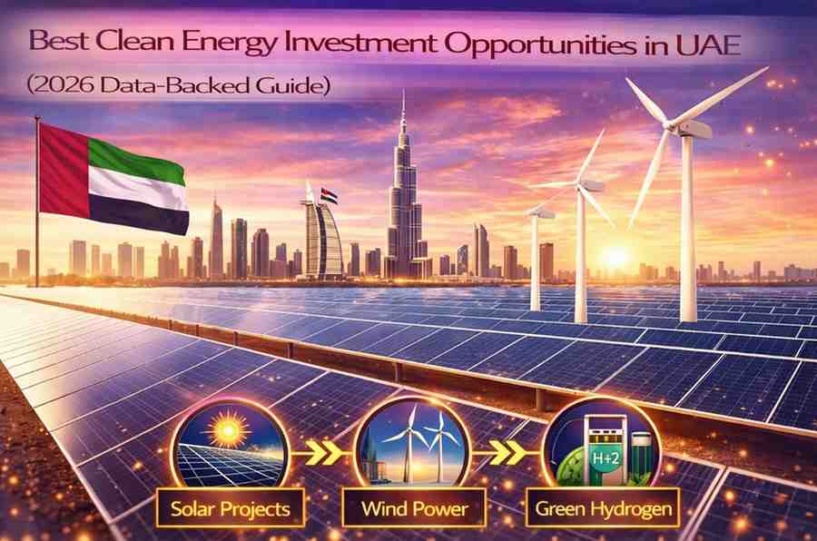 Best Clean Energy Investment Opportunities in UAE (2026 Data-Backed Guide)