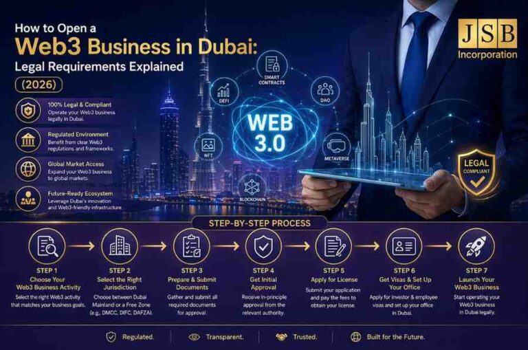 How to Open a Web3 Business in Dubai Legal Requirements Explained (2026)