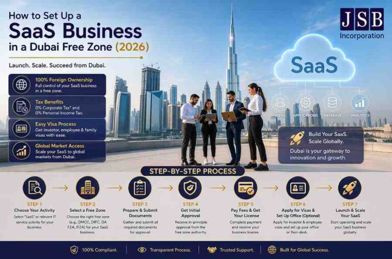 How to Set Up a SaaS Business in a Dubai Free Zone (2026)