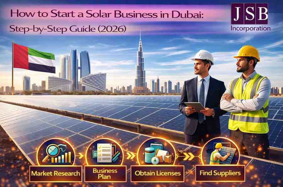 How to Start a Solar Business in Dubai Step-by-Step Guide (2026)