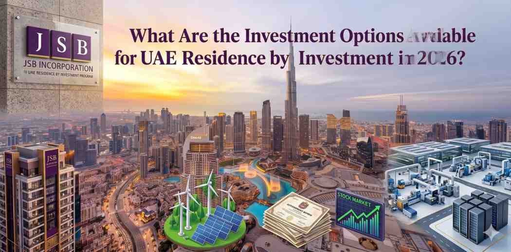 What Are the Investment Options Available for UAE Residence by Investment in 2026