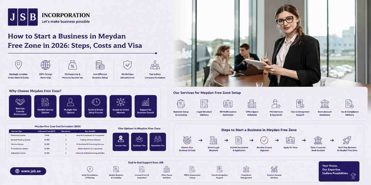 How to Start a Business in Meydan Free Zone in 2026 Steps, Costs and Visa