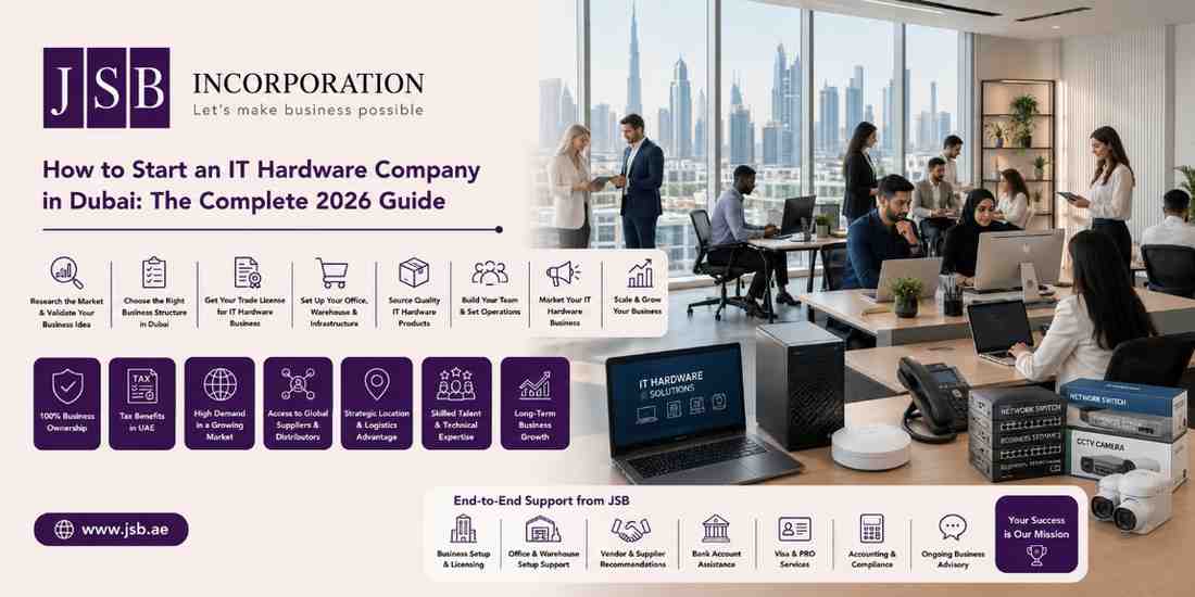 How to Start an IT Hardware Company in Dubai The Complete 2026 Guide