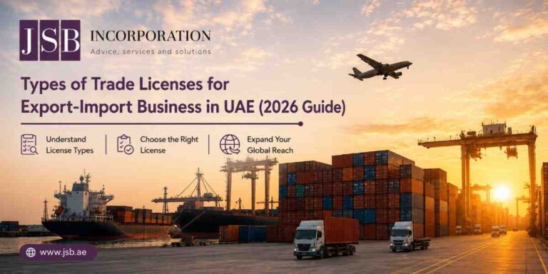 Types of Trade Licenses for Export-Import Business in UAE (2026 Guide)