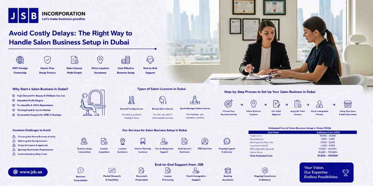 Avoid Costly Delays The Right Way to Handle Salon Business Setup in Dubai