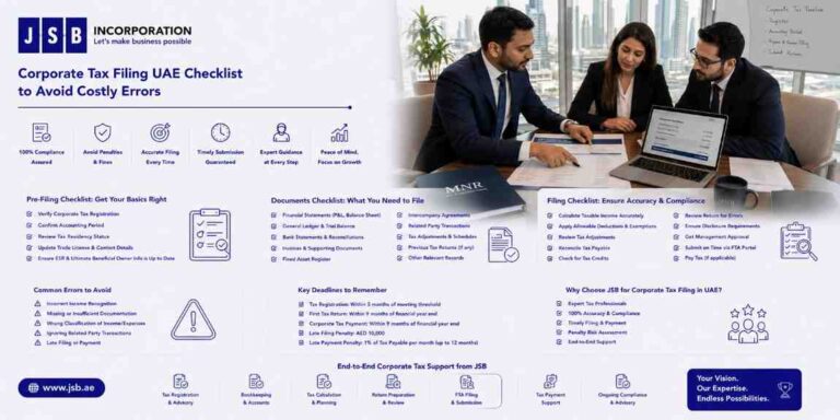 Corporate Tax Filing UAE Checklist to Avoid Costly Errors