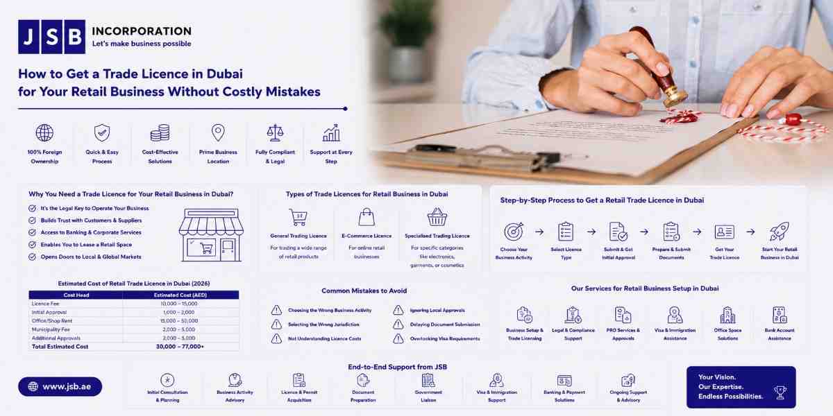 How to Get a Trade Licence in Dubai for Your Retail Business Without Costly Mistakes