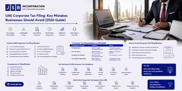 UAE Corporate Tax Filing Key Mistakes Businesses Should Avoid (2026 Guide)