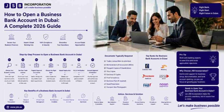 How to Open a Business Bank Account in Dubai A Complete 2026 Guide