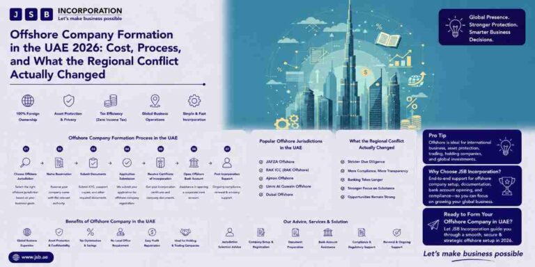 Offshore Company Formation in the UAE 2026 Cost, Process, and What the Regional Conflict Actually Changed