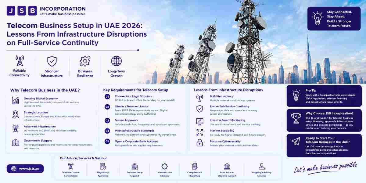 Telecom Business Setup in UAE 2026 Lessons From Infrastructure Disruptions on Full-Service Continuity