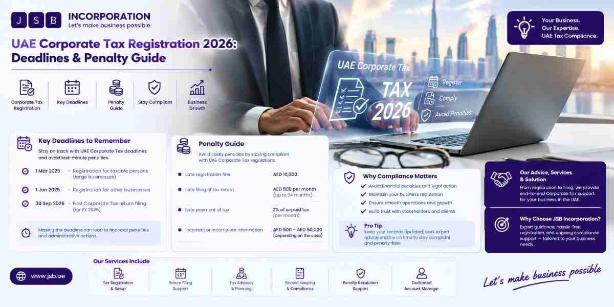 UAE Corporate Tax Registration 2026 Deadlines & Penalty Guide